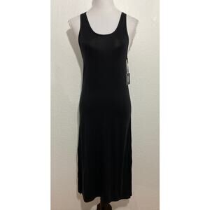 NWT DYI Size XSmall Black Day to Night Dress Racer Back Cupro Fabric Athleisure